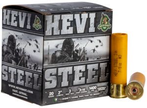 HEVI-Shot HS62003 HEVI-Steel 20Gauge 3" 7/8oz 3Shot 25 Per Box/10 Case